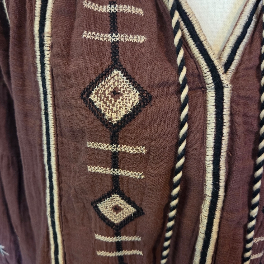 Uncle Frank Plum Textured Dress - Picture 4 of 10